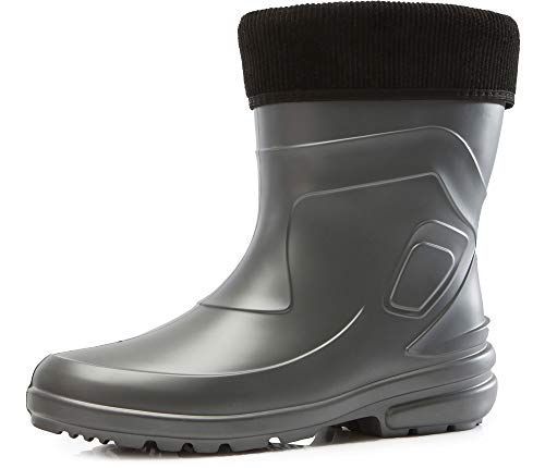 Ladeheid Damen Thermo Eva Gummistiefel federleicht LA-800-2017 (Grau/Schwarz, 36) von Ladeheid