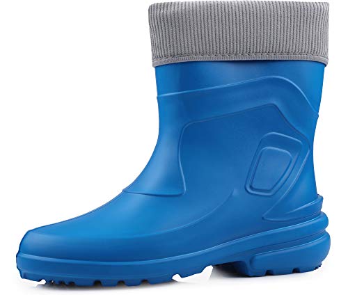 Ladeheid Damen Thermo EVA Gummistiefel federleicht LA-800-2017 (Kornblume/Grau, 36 EU) von Ladeheid