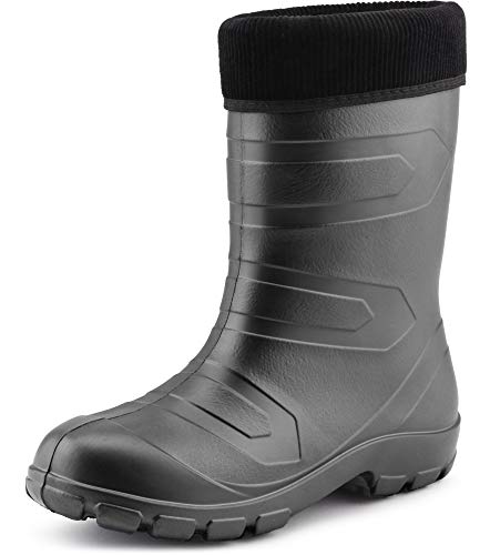 Ladeheid Damen Thermo EVA Gummistiefel federleicht LALMG879 (Graphite/Schwarz, 36 EU) von Ladeheid