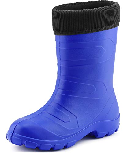 Ladeheid Damen Thermo Eva Gummistiefel federleicht LALMG879 (Kornblume/Schwarz, 38 EU) von Ladeheid