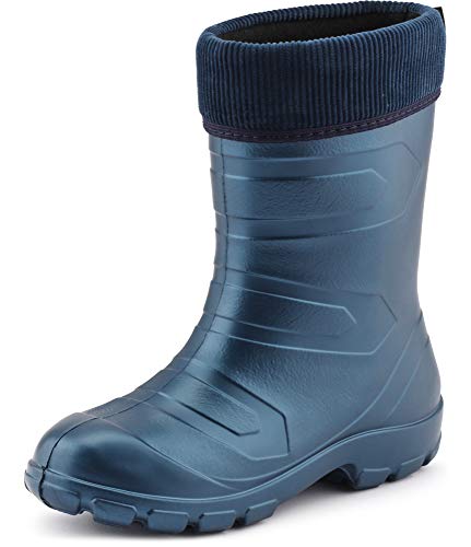 Ladeheid Damen Thermo Eva Gummistiefel federleicht LALMG879 (Metall Blau/Navy, 36 EU) von Ladeheid