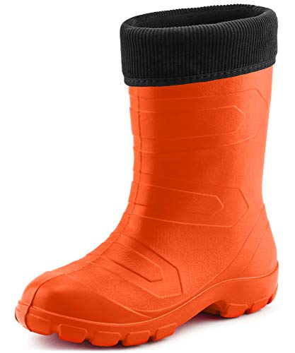 Ladeheid Damen Thermo EVA Gummistiefel federleicht LALMG879 (Orange151c/Schwarz, 36 EU) von Ladeheid