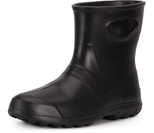 Ladeheid Damen federleichte Eva Gummistiefel LA-752 (Schwarz (Ohne Unteranzug), 36 EU) von Ladeheid