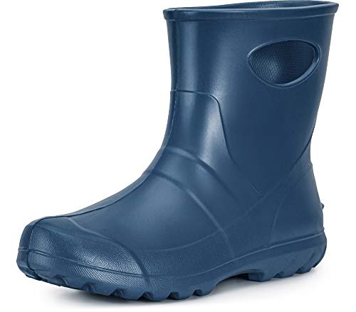 Ladeheid Damen federleichte Eva Gummistiefel LA-752 (Metall Blau (Ohne Unteranzug), 41 EU) von Ladeheid