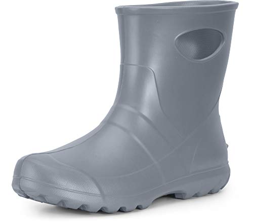 Ladeheid Damen federleichte Eva Gummistiefel LA-752 (Silber (Ohne Unteranzug), 40 EU) von Ladeheid