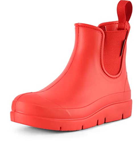 Ladeheid Damen federleichte Eva Gummistiefel LA-773 (Rot, 36 EU) von Ladeheid