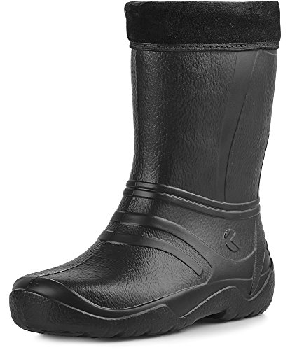 Ladeheid Damen leichte Eva Gummistiefel KL033(Schwarz, 37 EU) von Ladeheid