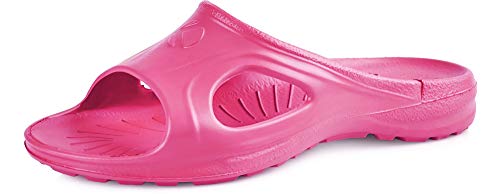 Ladeheid Damen leichte Eva Badelatschen Gartenschuhe Badepantolette Badeschuhe KL039D (Rosa, 37 EU) von Ladeheid