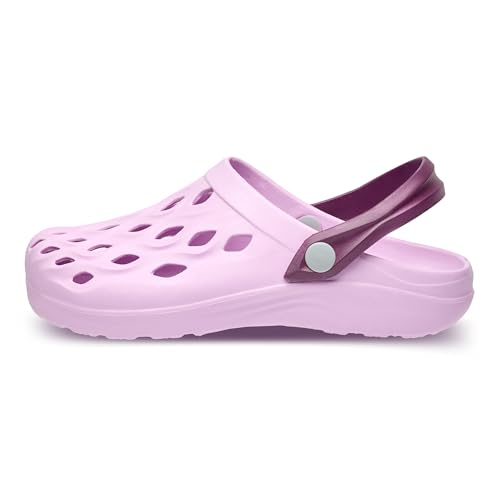 Ladeheid Damen leichte Eva Clogs Gartenclogs Gartenschuhe LA-CA-16 (Lilla, 37 EU) von Ladeheid