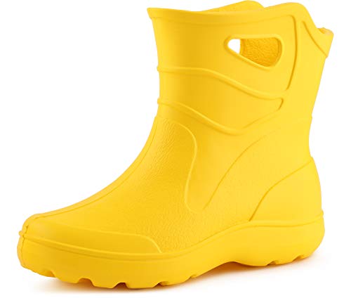 Ladeheid Damen leichte Eva Gummistiefel KL027D(Gelb, 38 EU) von Ladeheid