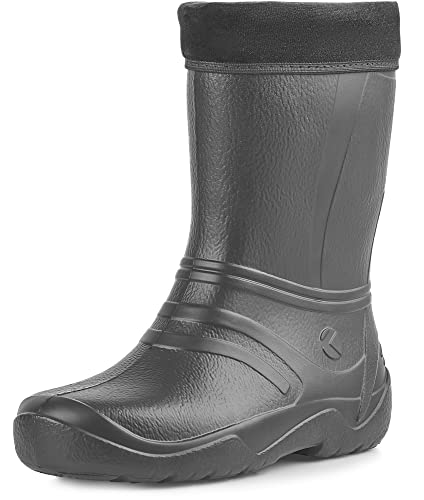 Ladeheid Damen leichte EVA Gummistiefel KL033(Graphite, 36 EU) von Ladeheid