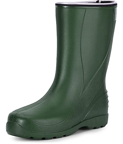 Ladeheid Damen leichte EVA Gummistiefel Regenstiefel LADW005 (Grün, 36 EU) von Ladeheid