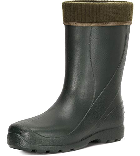 Ladeheid Damen leichte Eva Thermo Gummistiefel Regenstiefel LADW002 (Grün, 37 EU) von Ladeheid