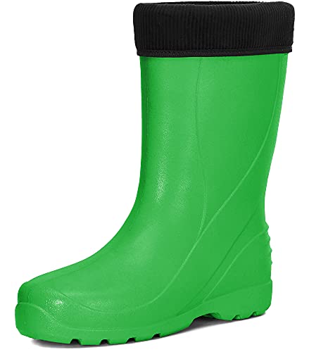 Ladeheid Damen leichte Eva Thermo Gummistiefel Regenstiefel LADW002 (Grün 1711, 37 EU) von Ladeheid