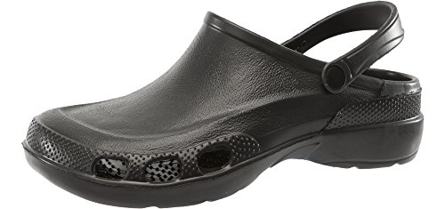 Ladeheid Damen und Herren federleichte Eva Clogs LA-885 (Schwarz, 37 EU) von Ladeheid