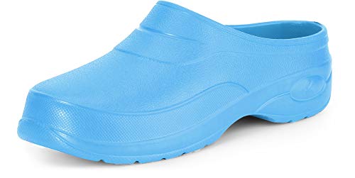 Ladeheid Damen und Herren leichte Eva Clogs Gartenclogs Gartenschuhe KL037 (Himmelblau, 38 EU) von Ladeheid