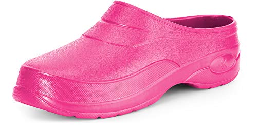 Ladeheid Damen und Herren leichte Eva Clogs Gartenclogs Gartenschuhe KL037 (Rosa, 37 EU) von Ladeheid