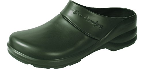 Ladeheid Damen und Herren leichte Eva Clogs Gartenclogs Gartenschuhe LA-858 (Grün2909, 38 EU) von Ladeheid