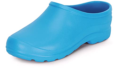 Ladeheid Gartenschuhe Damen und Herren leichte Eva Clogs Bequeme Hausschuhe & Gartenclogs LADW001 (Blau, 36 EU) von Ladeheid