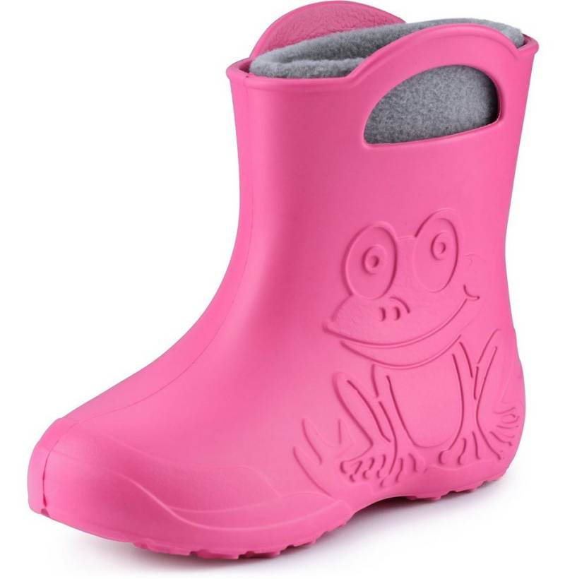 Ladeheid EVA federleichte Regenschuhe LA-CA-03 Kinder Gummistiefel mit herausnehmbares Innenfutter von Ladeheid