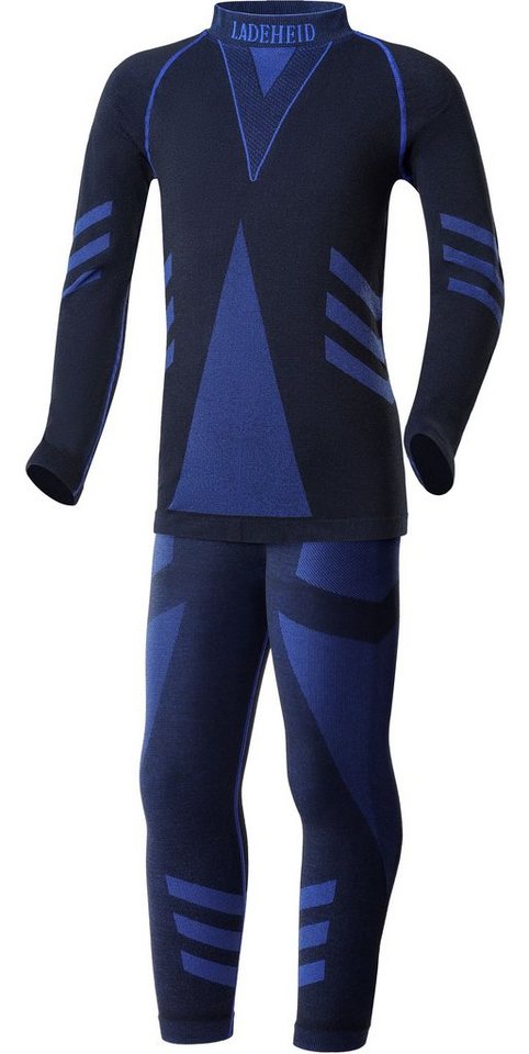 Ladeheid Funktionsunterhemd Kinder Funktionsunterwäsche Set Shirt Unterhose Thermoaktiv LAGI009 (Set, mit Funktionsunterhose) von Ladeheid