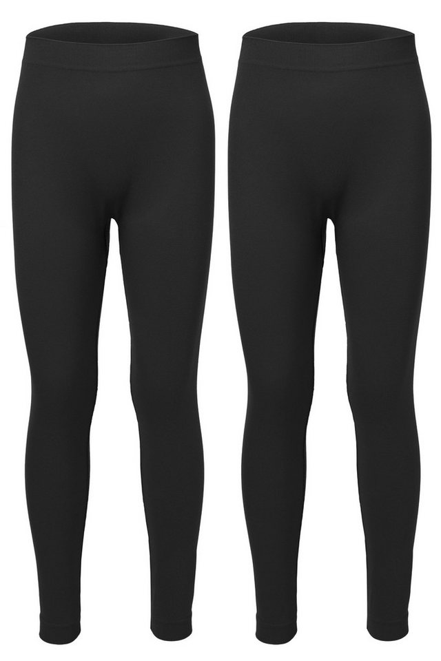 Ladeheid Funktionsunterhose 2er Pack Lange Unterhosen Kinder Jungen für Winter Sport LA40-259 (1-St) von Ladeheid