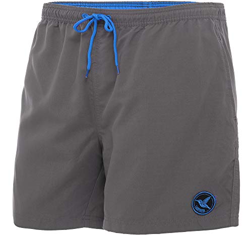 Ladeheid Badehose Herren Bequeme Badeshorts mit Seitentaschen und Schnürchen Badeshorts Herren mit Netzfütterung Perfekt für Sommer, Strand und Schwimmbad LA40-128 (Grau, Small) von Ladeheid