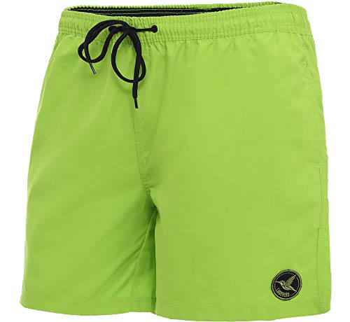 Ladeheid Badehose Herren Bequeme Badeshorts mit Seitentaschen und Schnürchen Badeshorts Herren mit Netzfütterung Perfekt für Sommer, Strand und Schwimmbad LA40-128 (Hellgrün, Small) von Ladeheid