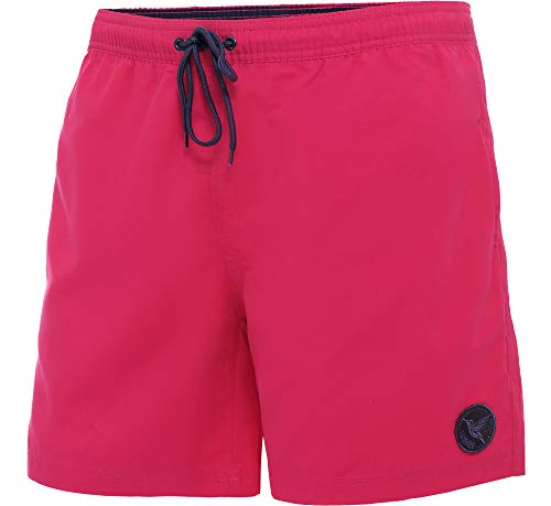 Ladeheid Badehose Herren Bequeme Badeshorts mit Seitentaschen und Schnürchen Badeshorts Herren mit Netzfütterung Perfekt für Sommer, Strand und Schwimmbad LA40-128 (Rosa, X-Large) von Ladeheid