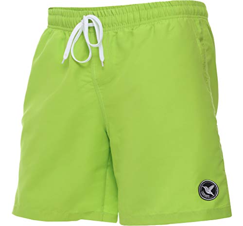 Ladeheid Badehose Herren Bequeme Badeshorts mit Breitem Gummi Schnürchen im Bund und Taschen Schwimmhose Boardshorts LA40-129 (Hellgrün 2X-Large) von Ladeheid