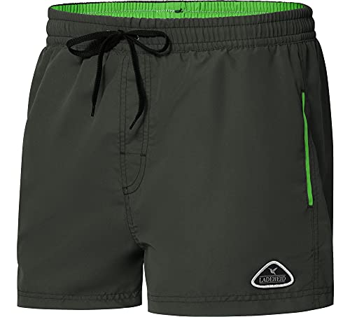 Ladeheid Herren Badehose kurz Schwimmshorts Badeshorts Schwimmhose LAZA1001 (Titan Hellgrün, L) von Ladeheid