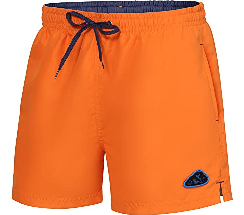 Ladeheid Herren Badehose Badeshorts Schwimmhose Bademode Strandmode LAZA1003 (Orange Kobalt, L) von Ladeheid