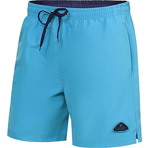 Ladeheid Herren Badehose Badeshorts Schwimmhose Bademode Strandmode LAZA1002 (Azurblau Marineblau, 4XL) von Ladeheid