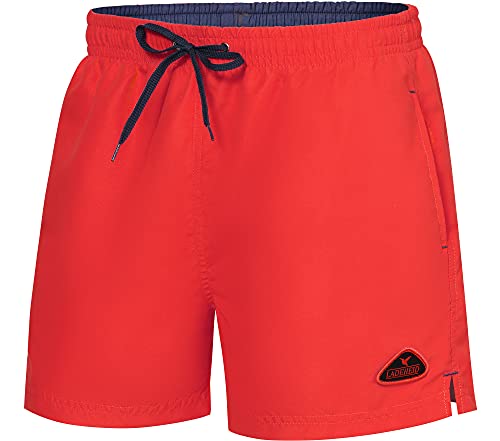 Ladeheid Herren Badehose Badeshorts Schwimmhose Bademode Strandmode LAZA1003 (Rot Marineblau, 6XL) von Ladeheid