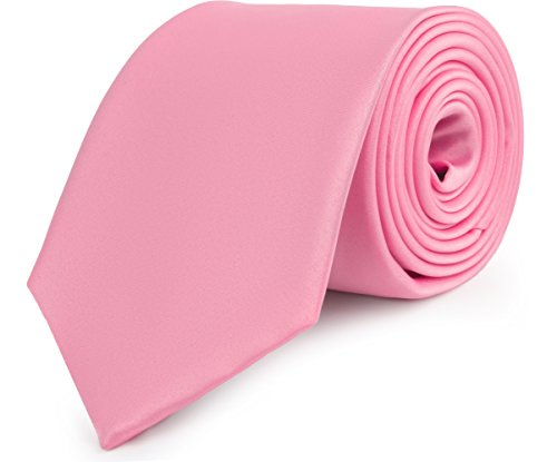 Ladeheid Herren Breite Krawatte KP-8 (150cm x 8cm, Rosa) von Ladeheid