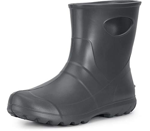 Ladeheid Herren federleichte Eva Gummistiefel LA-753 (Carbon (Ohne Unteranzug), 44 EU) von Ladeheid