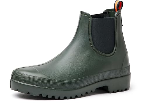 Ladeheid Herren federleichte Eva Gummistiefel LA-774 (Grün, 43 EU) von Ladeheid