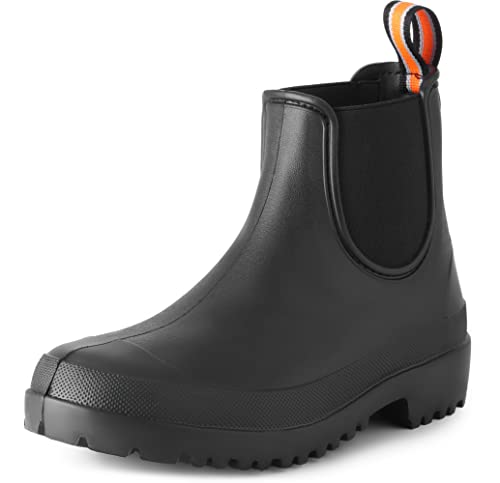 Ladeheid Herren federleichte Eva Gummistiefel LA-774 (Schwarz, 41 EU) von Ladeheid