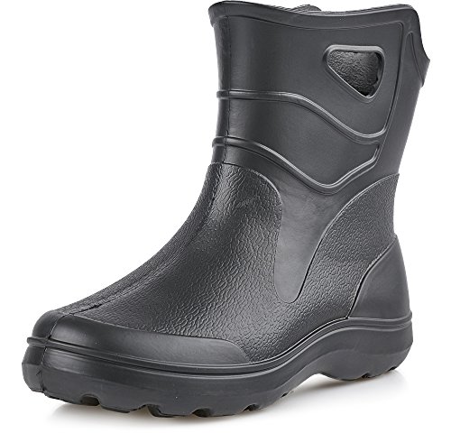 Ladeheid Herren leichte EVA Gummistiefel KL027M (Schwarz, 40 EU) von Ladeheid