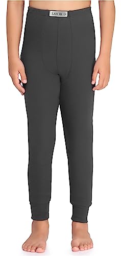 Ladeheid Jungen Lange Unterhose LA40-248 (Graphite, 128) von Ladeheid