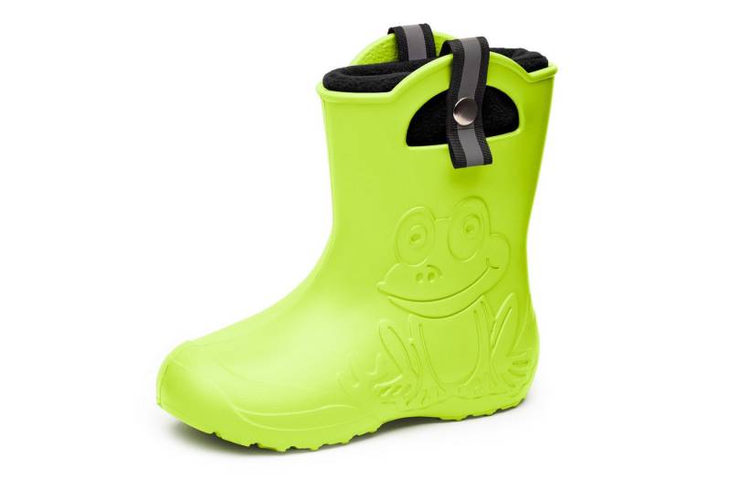 Ladeheid Kinder Federleichte Gummistiefel Thermo mit Fütterung LA-CA-Frog245 Gummistiefel von Ladeheid