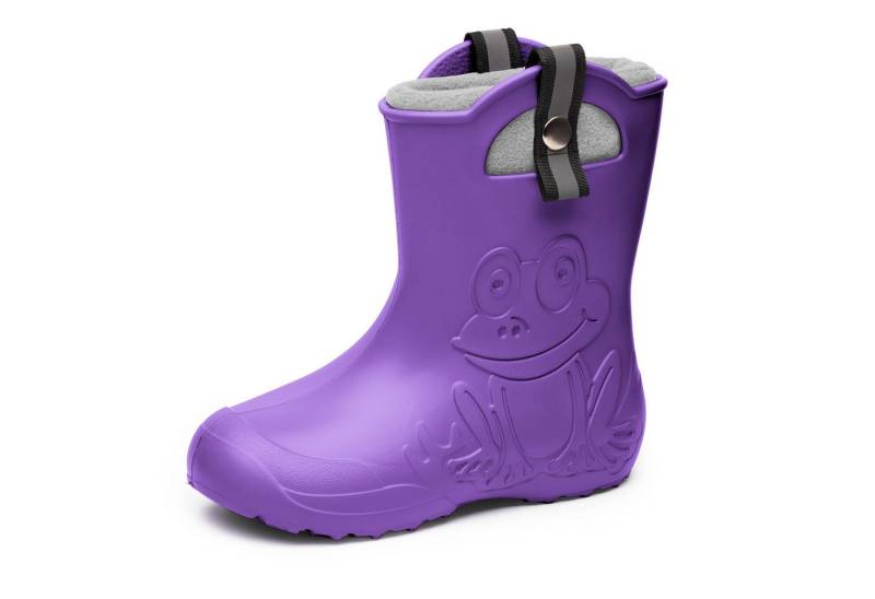 Ladeheid Kinder Federleichte Gummistiefel Thermo mit Fütterung LA-CA-Frog245 Gummistiefel von Ladeheid