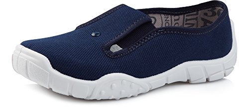 Ladeheid Kinder Hausschuhe LARW006 (Marineblau/Weiß, 25 EU) von Ladeheid