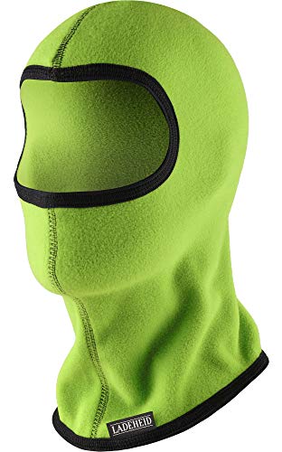 Ladeheid Kinder Jugend Mädchen Microfleece Sturmhaube Skimaske LA-203(Grün,One Size) von Ladeheid