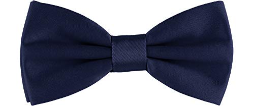 Ladeheid Fliege Kinder Jungen mit einstellbarem Band für Anzug festlich Kinderfliege Mode für Jungs MJ (10cm x 5cm) (10cm x 5cm, Navy) von Ladeheid