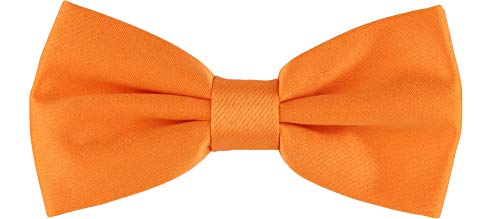 Ladeheid Fliege Kinder Jungen mit einstellbarem Band für Anzug festlich Kinderfliege Mode für Jungs MJ (10cm x 5cm) (10cm x 5cm, Orange) von Ladeheid