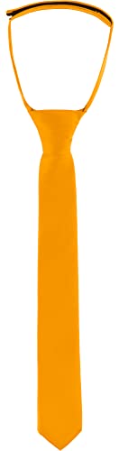 Ladeheid Kinder Jungen Krawatte KJ (31cm x 4cm, Amber) von Ladeheid