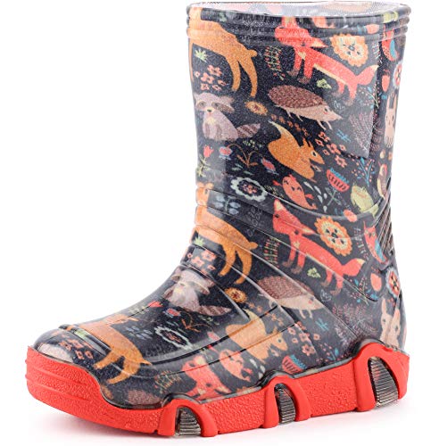 Ladeheid Kinder Mädchen Jungen Gummistiefel SwkBW 204 (Marine Tiere, 21/22 EU) von Ladeheid