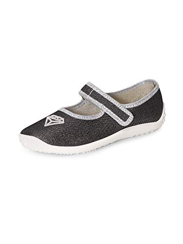 Ladeheid Kinder Mädchen Jungen Hausschuhe LAZT005(Graphite/Diamant,25 EU) von Ladeheid