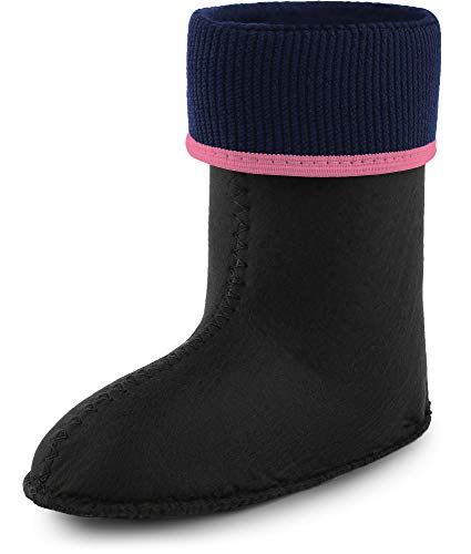 Ladeheid Kinder Mädchen Jungen Wärmende Stiefelsocken für Gummistiefel Innenschuh KL058 (Hellrosa, 35 EU) von Ladeheid